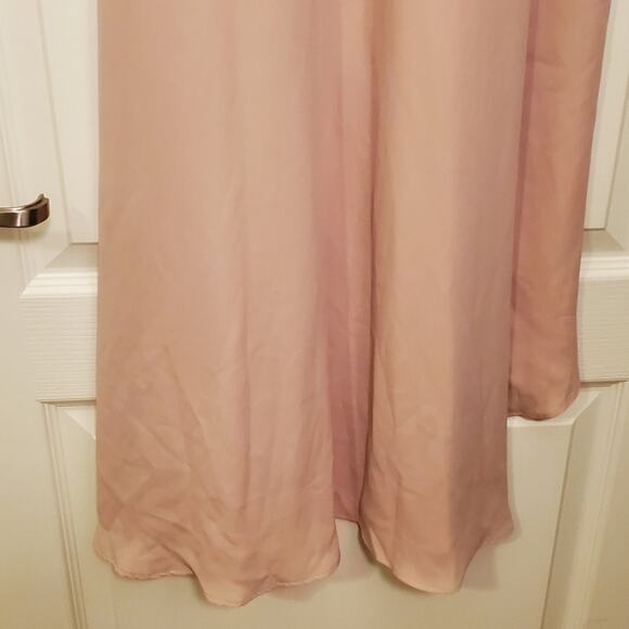 Show Me Your Mumu NWT Meghan Wrap Dress, Pink Dusty Blush Crisp, Size Medium - Picture 9 of 11